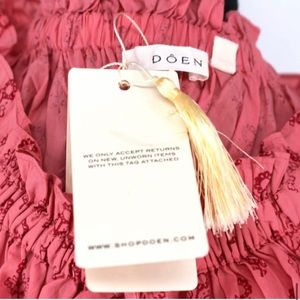 Doen pleated Shore top